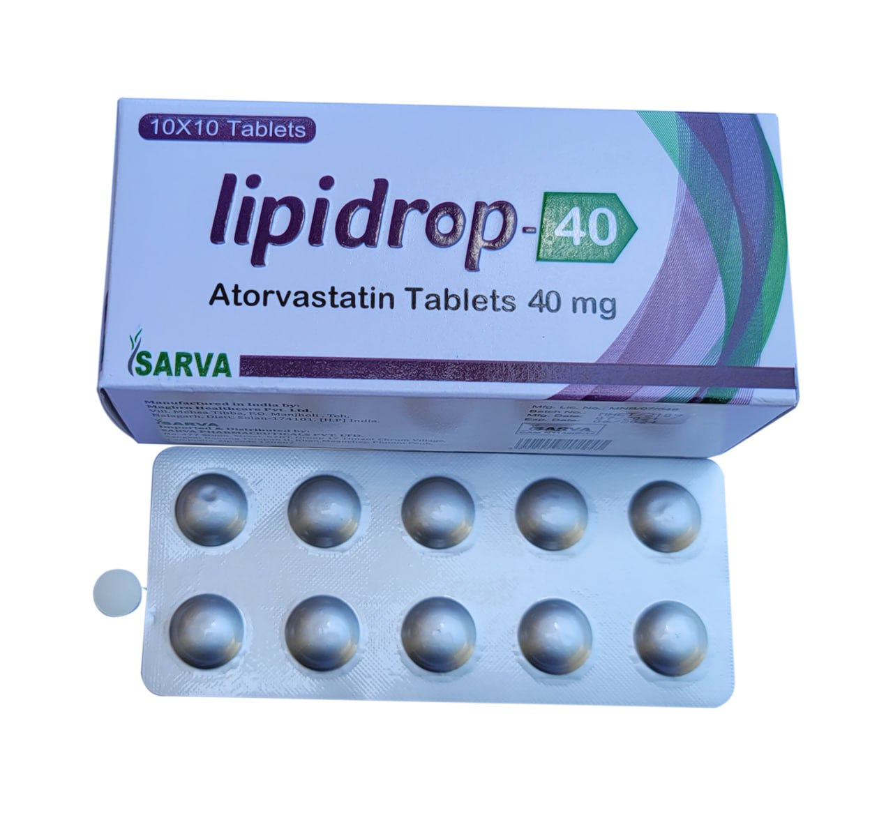Atorvastatin Tablets 40 mg  LIPIDROP-40