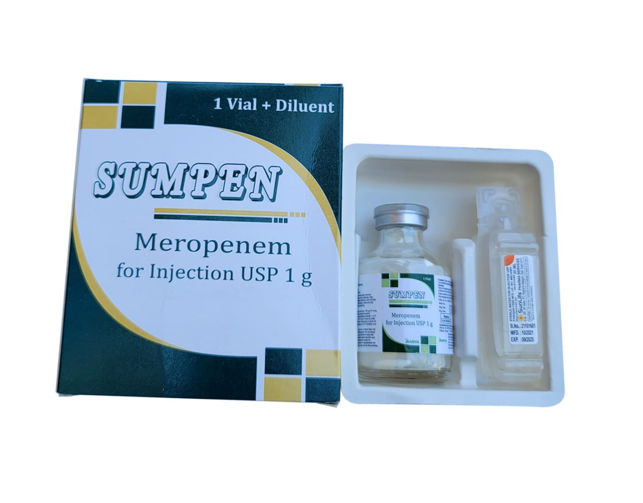 Meropenem for Injection USP 1 g. (SUMPEN)