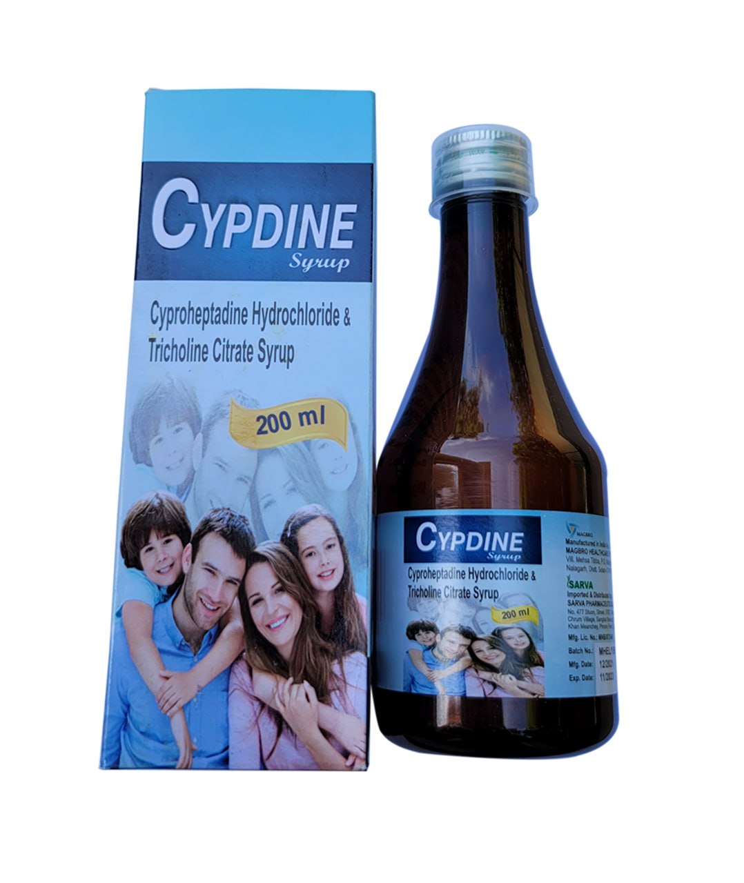 Cyproheptadine Hydrochloride & Tricholine Citrate Syrup (CYPDINE SYRUP)