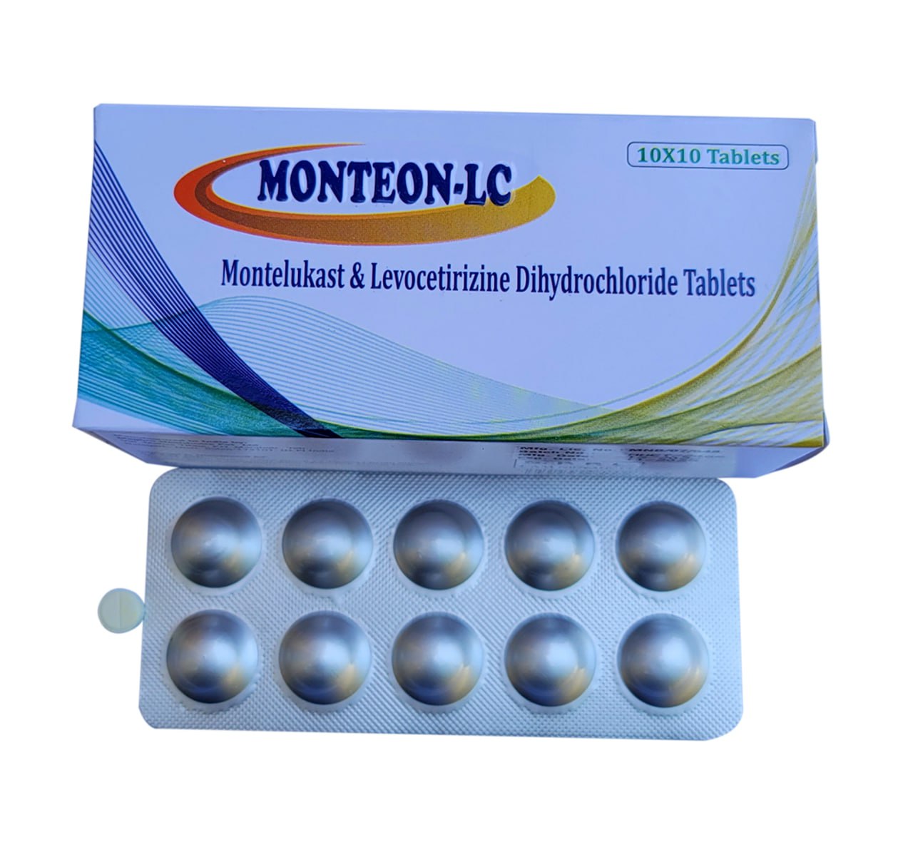 Levocetirizine & Montelukast Tablets (5 mg+10 mg) (MONTEON-LC)