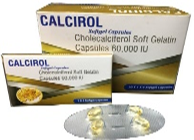 Cholecalciferol Soft Gelatin Capsules 60,000 IU (CALCIROL)